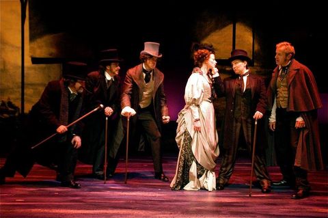 Production photograph from Dr. Jekyll and Mr. Hyde at City Theatre Company.