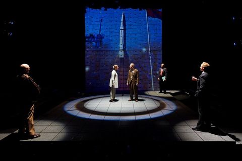 Production photograph from Some Brighter Distance at City Theatre Company.