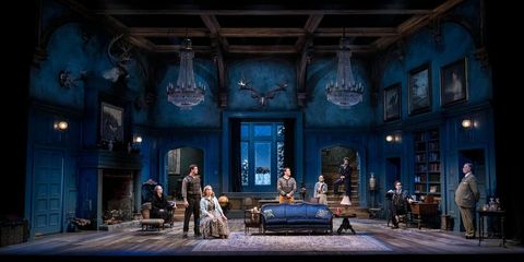 Production photograph from The Mousetrap at Guthrie Theater.