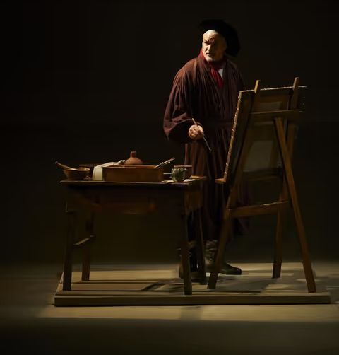 Production photograph from The Guard at City Theatre Company.