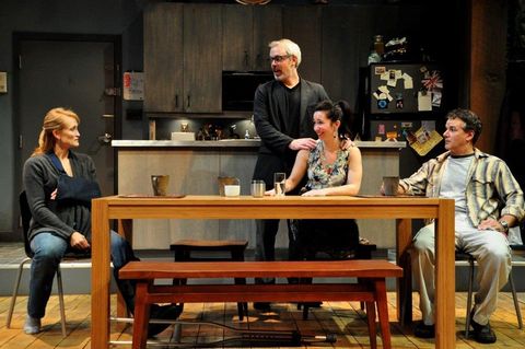 Production photograph from Time Stands Still at City Theatre Company.