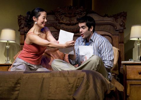 Production photograph from Long Story Short at City Theatre Company.